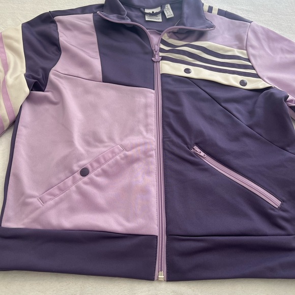 Adidas Violet Track Jacket - Picture 3 of 13